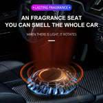 Solar Auto Rotating Spaceship Car Aromatherapy | Solar-Powered Car Air Freshener detail view