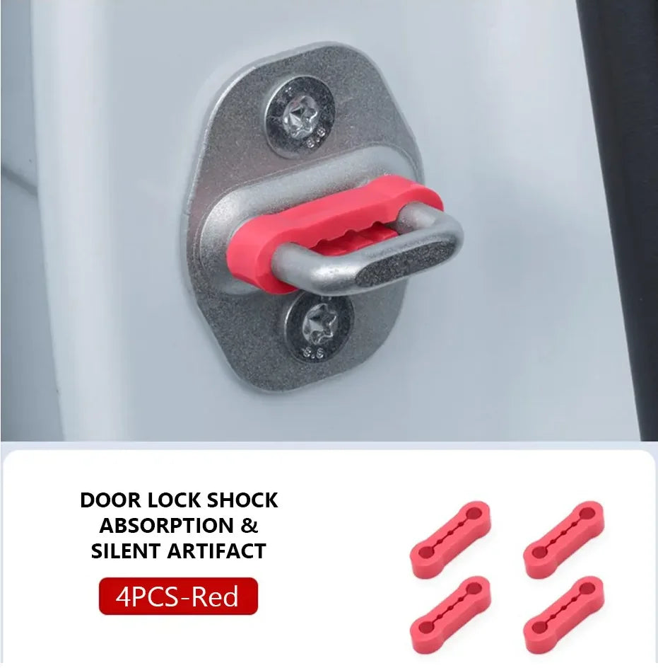 Universal Car Door Shock Absorber Car Door Buckle Soundproof Deadener Anti Vibration alternate view