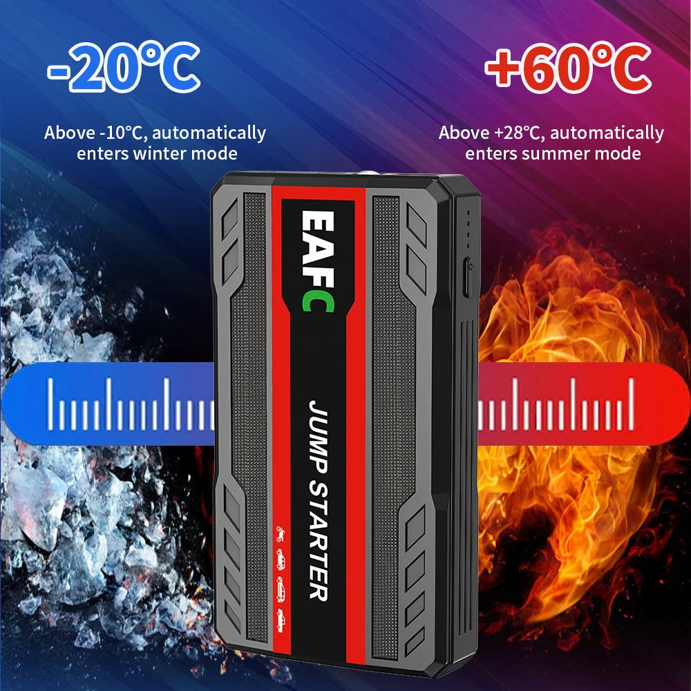 2000/1000/600A Car Jump Starter Starting Device Jumpstarter Auto Buster Emergency Starting 12V Car Battery JumpStart Power Bank