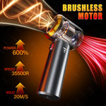 CENRR 998000PA Mini Cordless Car Vacuum Cleaner | Powerful Handheld Blower for Auto & Ho detail view