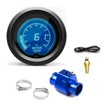 2'' 52mm Car Water Temp Gauge LCD Digital Display | Universal Fit for 12V Vehicles close-up view