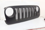 ABS Front Grille for Jeep Wrangler 2007-2017 | Black Grill Guard Cover lifestyle view