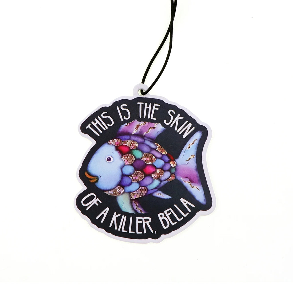 Raccoon Quotes Fragrant Paper Car Air Freshener | Solid Perfume Hanging for Home an additional angle