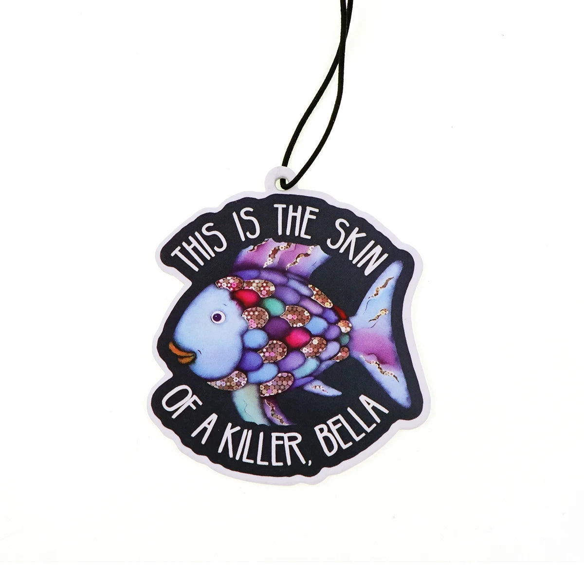 Raccoon Quotes Fragrant Paper Car Air Freshener | Solid Perfume Hanging for Home an additional angle