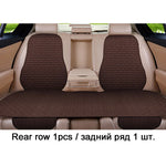 Flax Car Seat Cushion Pad Thick Fiber Filled Seat Cover alternate view