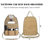Molle Car Seat Back Organizer Storage Pouch