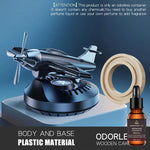 Car Solar Rotation Helicopter Aromatherapy Aircraft Long-Lasting Fragrance Car Dashboard Ornament Decoration Accessaries