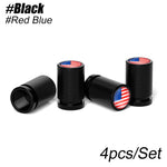 4Pcs American Flag Car Valve Stem Caps | Universal Tire Dust Caps for Cars, SUVs, Trucks detail view