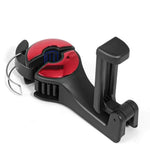 2 in 1 Car Headrest Hook Phone Holder Hanger
