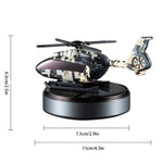 Car Solar Air Freshener | Automatic Rotation Helicopter Essential Oil Diffuser for additional angle