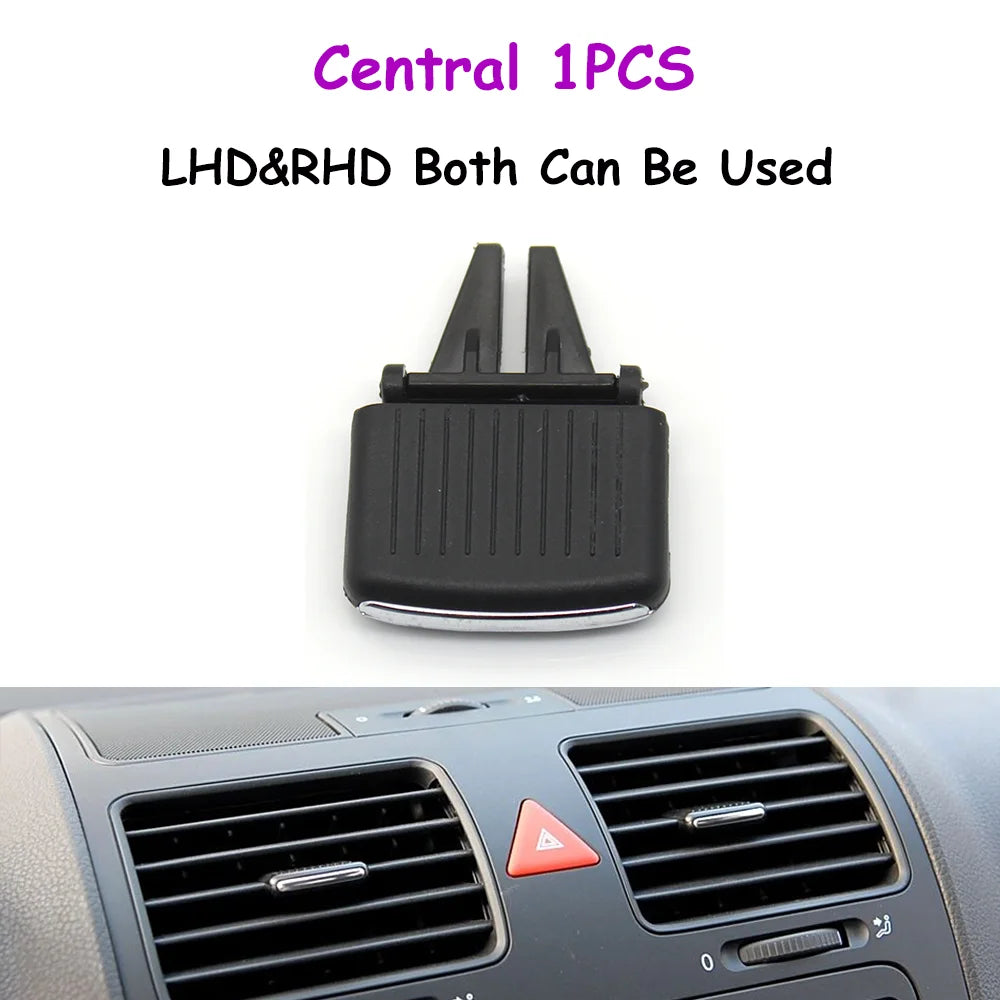 Golf 5 Sagitar Jetta Car Front Rear Air Conditioner AC Vent Grille Slider Outlet Tab Clip Repair Kit For Volkswagen 1KD819703