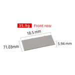 39822685 Gray Sun Visor Vanity Mirror Lamp Cover Car Interior Parts For Volvo S60L V40 V60