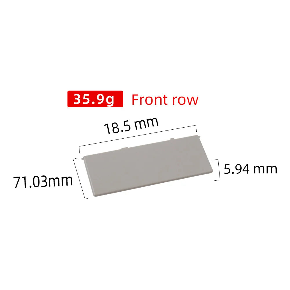 39822685 Gray Sun Visor Vanity Mirror Lamp Cover Car Interior Parts For Volvo S60L V40 V60