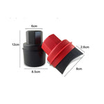 Car Wheel Polishing Waxing Curved Tire Sponge Brush With Cover Tire Clean Contour Dre alternate view