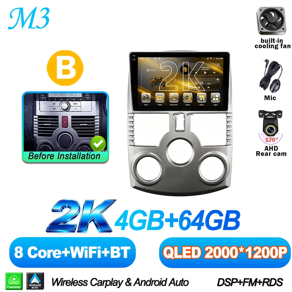 Android 16 For Toyota Rush DAIHATSU TERIOS 2006 - 2011 Car Radio Stereo Head Unit Mul lifestyle view