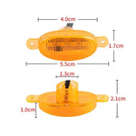 Universal LED Car Front Grille Lights | Eagle Eye Lamp with Harness for Pickup, Off additional angle