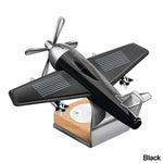 Solar Car Air Freshener | Rotating Airplane Aromatherapy Diffuser alternate view