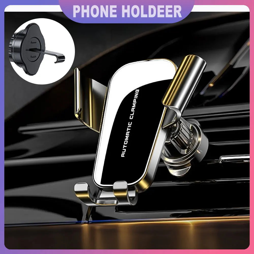Car Phone Holder Air Vent Clip For 5-7 Inch Mobile Devices