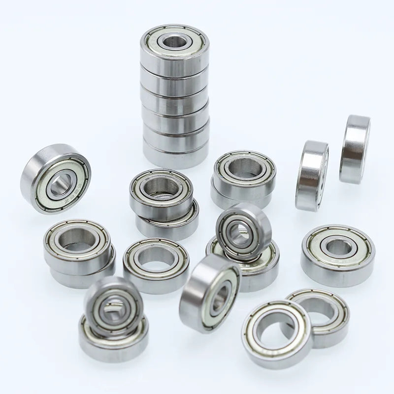 Miniature Deep Groove Carbon Steel Bearing 2mm-12mm Bore Metal Sealed alternate view