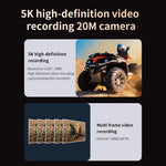 5K Waterproof Action Camera with 128GB Card | AI Voice & EIS Sport Cam alternate view