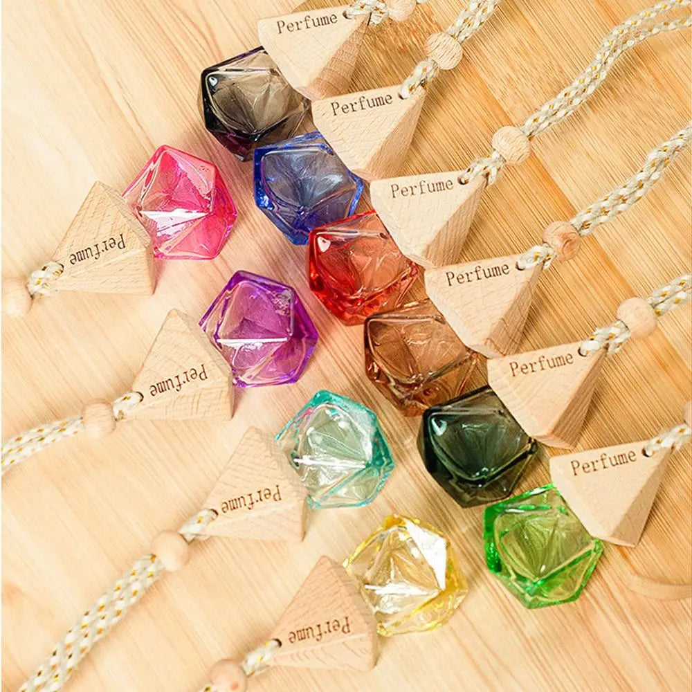 8ml Car Diffuser Bottle Mini Hanging Car Perfume Bottle Car Air Freshener Bottle for for Car Home Boat Truck Decor