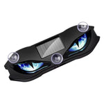 KEVANLY Solar Power Car Demon Eye Light Cool Flashing Warning Light Dynamic Safety Veh close-up view