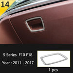 Car Interior Front Reading Lampshade, Lamp Decoration Frame For BMW 5 Series F10 F11 F18 detail view
