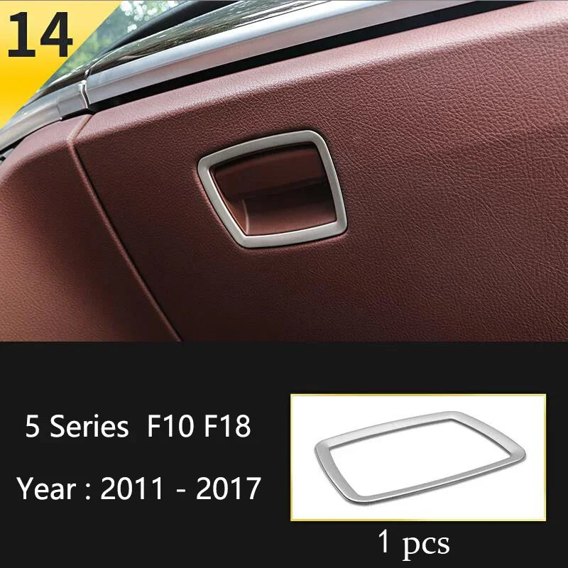 Car Interior Front Reading Lampshade, Lamp Decoration Frame For BMW 5 Series F10 F11 F18 detail view
