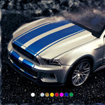 Car Stickers 6pcs Kit | Full Body Vinyl Decals Racing Stripe Design for Roof Hood Doo lifestyle view