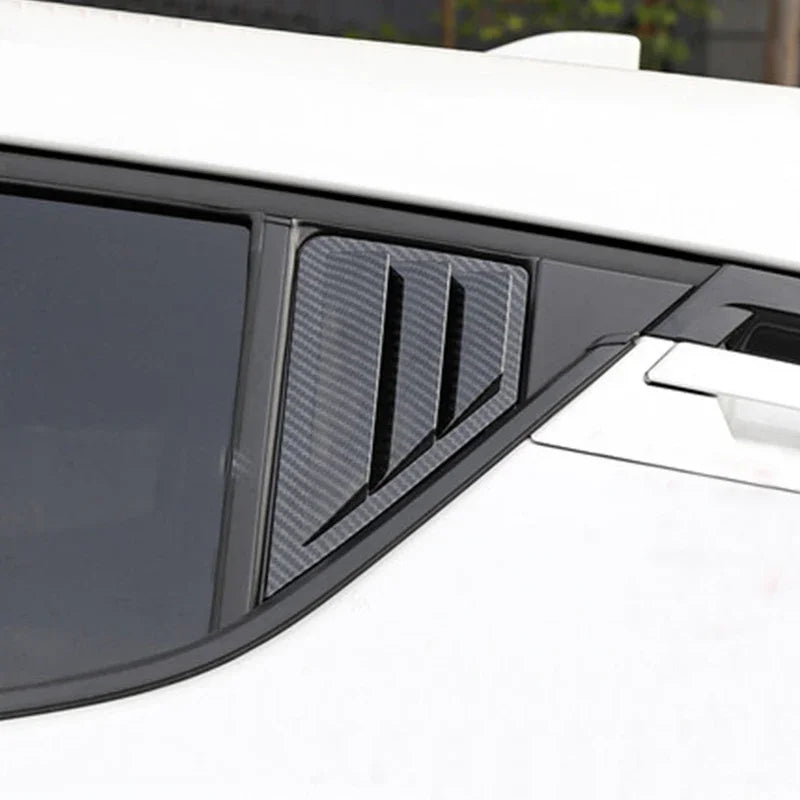 2Pcs Car Rear Windows Cover Sticker Window Triangle Shutters Trim for Toyota C-HR CHR C HR 2016 - 2022 Car Accessories Car Decal