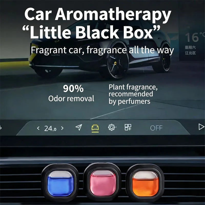 Car Air Freshener Vent Clip - Essential Oil Scented Odor Eliminator Non-Toxic Car Int lifestyle view
