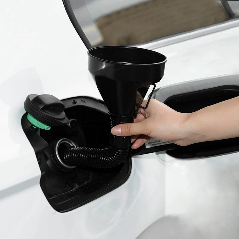 Universal Telescopic Car Refueling Funnel Engine Oil Filter Transfer Funnels Foldable alternate view