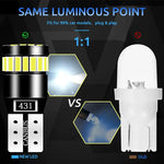 2x W5W T10 21SMD Led Bulbs Canbus Car Interior Light Bulbs Parking Position Lamp Map lifestyle view