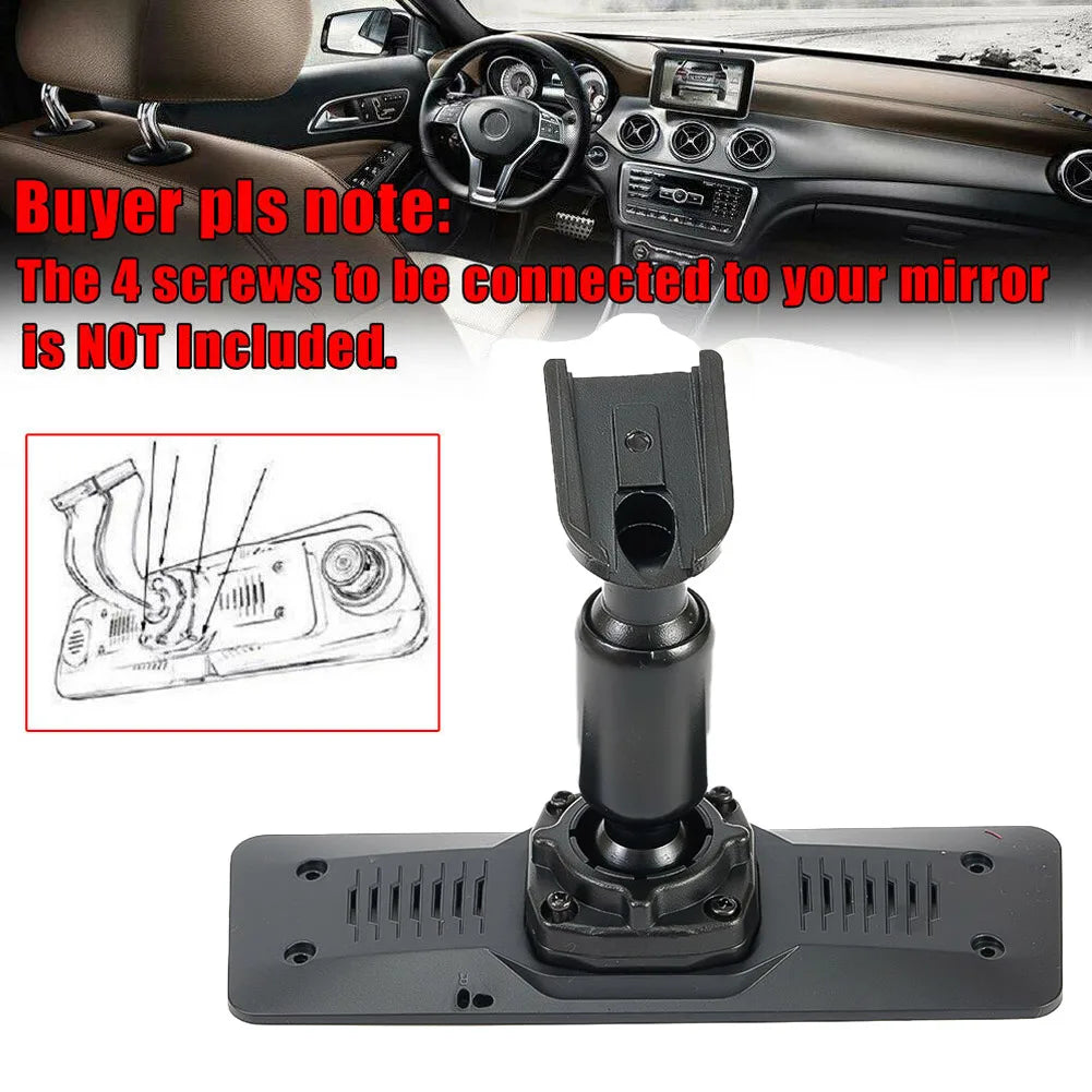 Car Interior Rear View Mirror Back Plate Panel Bracket For Car DVR Metal Bracket Car alternate view