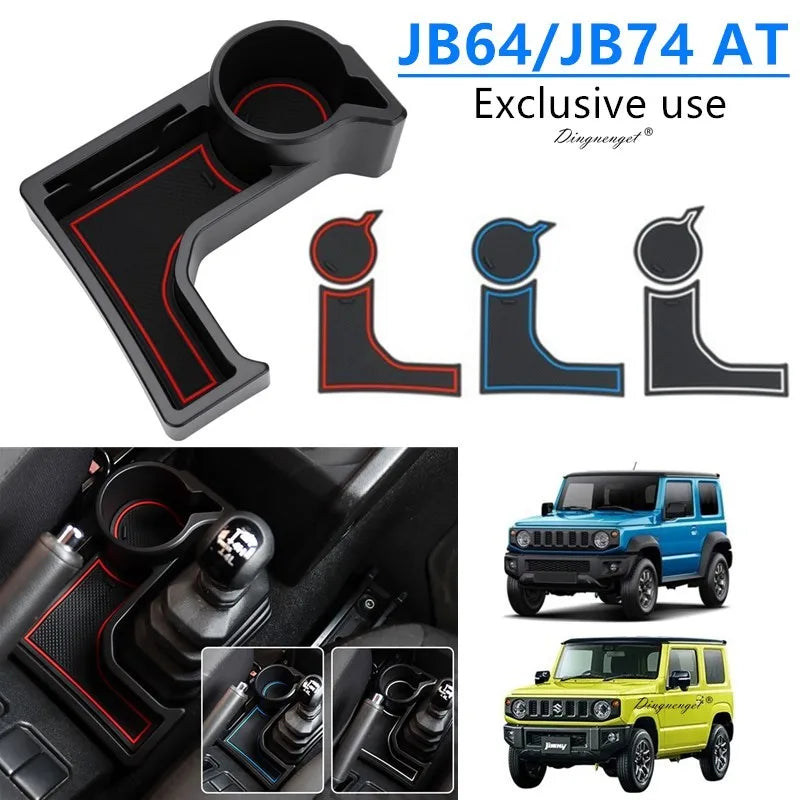 AT Automatic Transmission Three-Color Gear Shift Pad Center Storage Box for 2019+ Suzuki Jimny JB64/