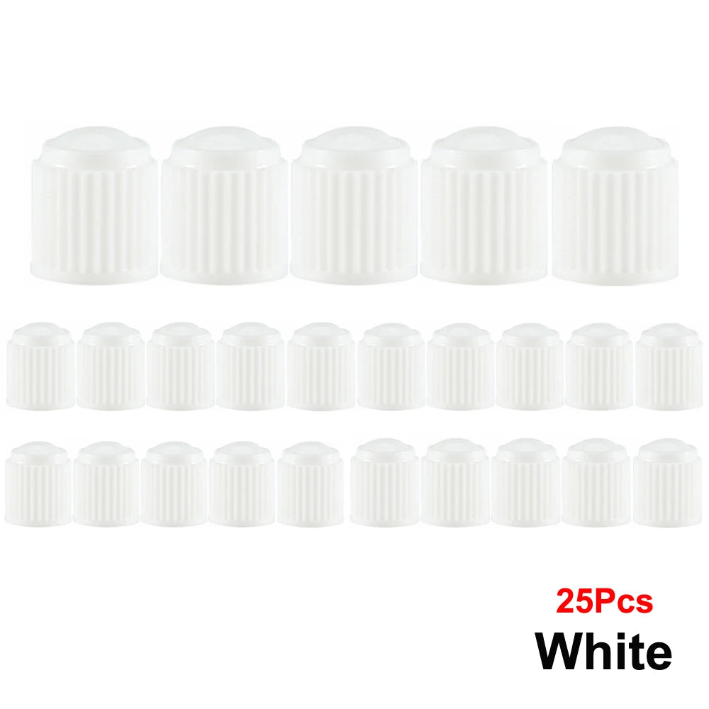 AUTCOAT Tire Stem Valve Caps | Universal Plastic Valve Covers for Cars, Trucks, Bikes lifestyle view