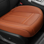 Nappa Leather Car Seat Cushion Cover With Non-Slip Gel Bottom detail view