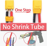 XT90 Male Female Bullet Connectors Copper Wire Plugs for RC Lipo Battery additional angle