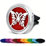 Car Diffusers, 1 PC car air vent diffuser clip (does not include fragrance chemicals) with 10 PCS pads，car AC vent interior