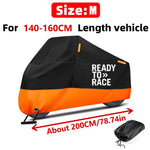 For KTM Ready to Race Adv Duke 390 690 790 890 1190 Rc Motorcycle Cover Thick 210D Wat close-up view