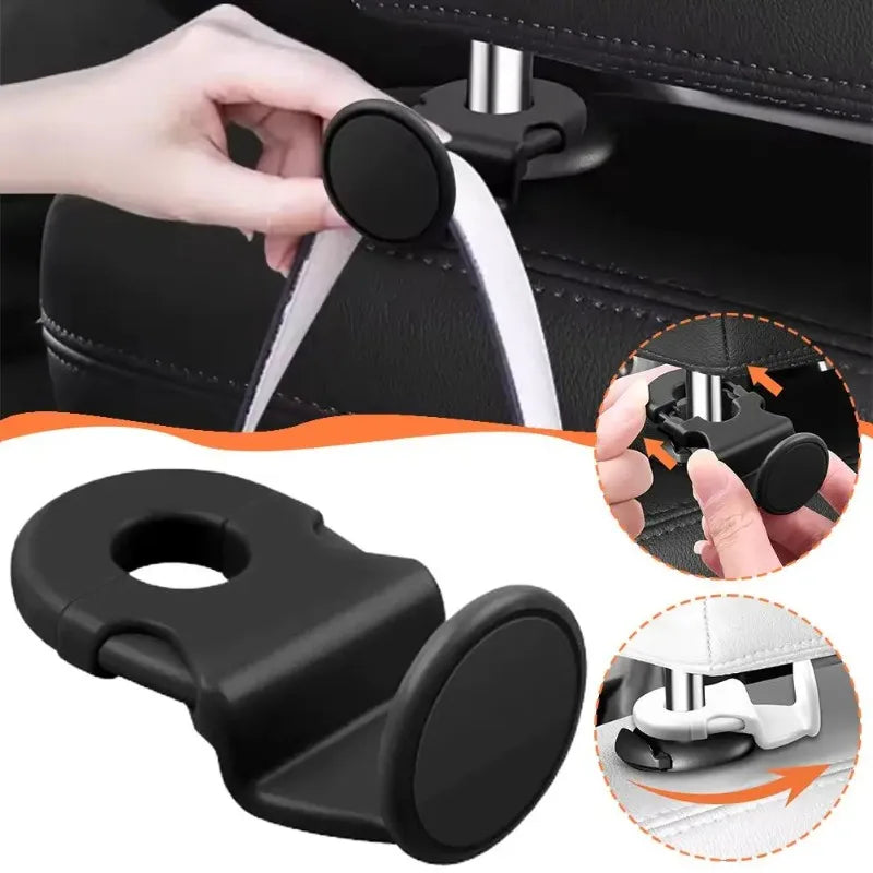 Car Back Seat Headrest Hook 20KG Heavy Duty 2PCS detail view