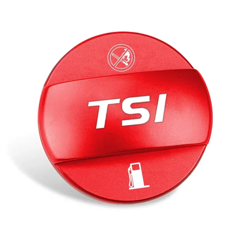Alloy Car Fuel Cap Oil Box Lid Petrol Tank Covers for Volkswagen VW TSI Logo B5 Rline lifestyle view