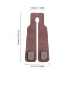 Car Headrest Hook Suede Dual Hanging Hook Anti-Slip alternate view