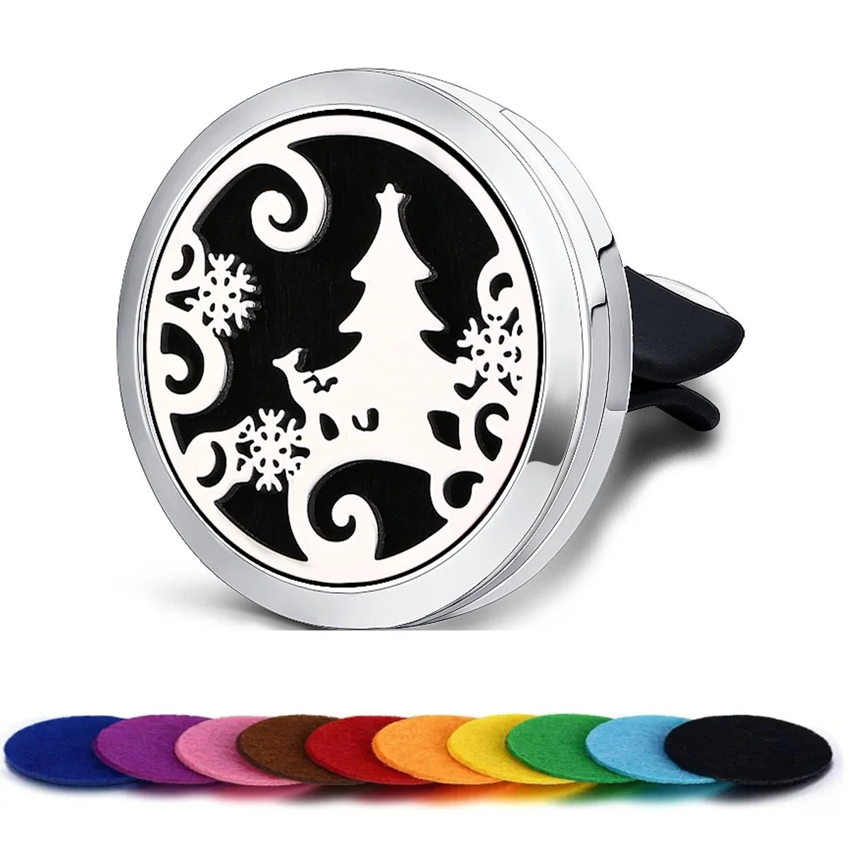 Car Diffusers, 1 PC car air vent diffuser clip (does not include fragrance chemicals) with 10 PCS pads，car AC vent interior