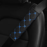 A Linen Embroidered Breathable Fabric Car Seat Belt Shoulder Strap Cover Insurance Strap detail view