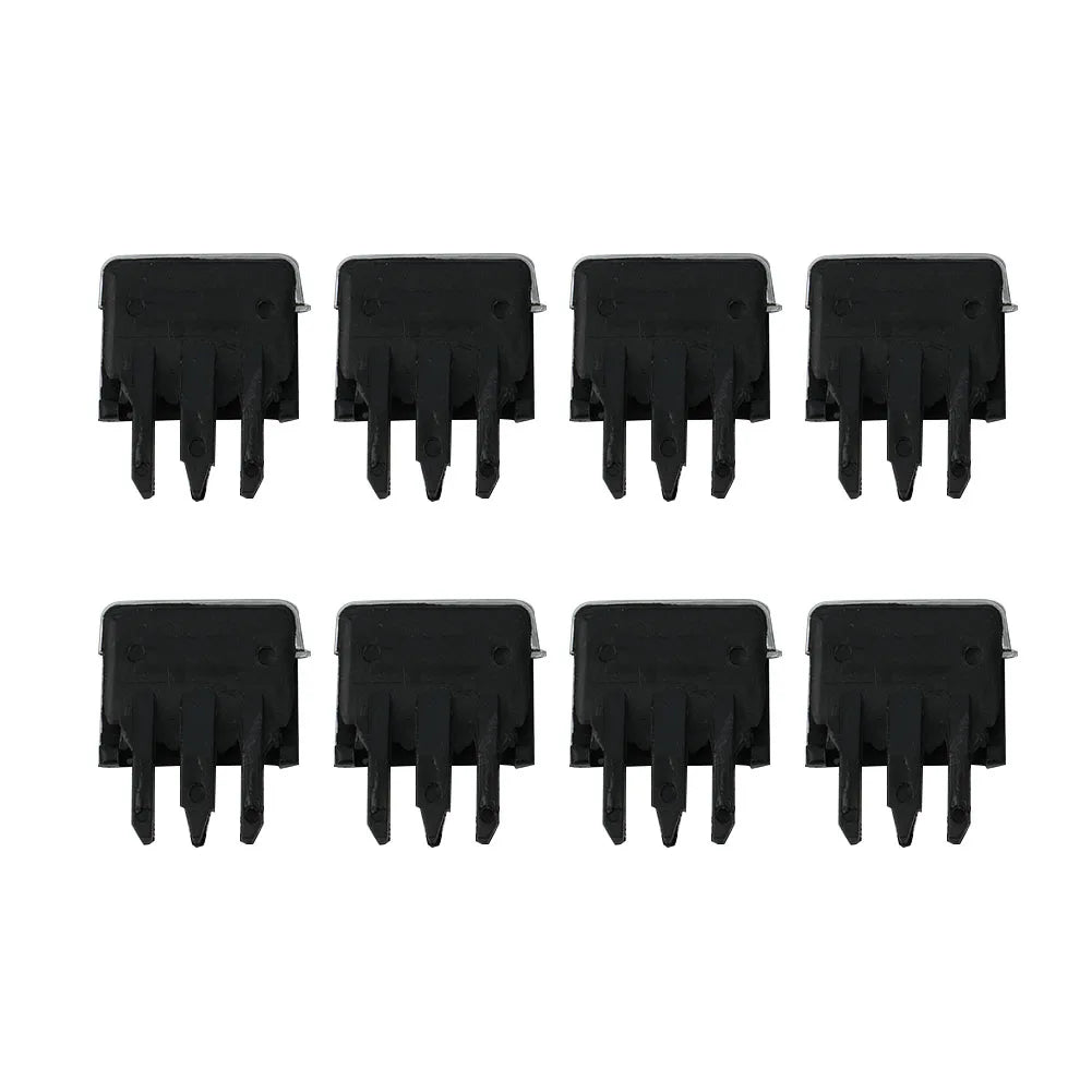 8pcs/set Air Vent Clips Replacement For Toyota For Corolla Car Vehicle Air Conditioning Vent Louvre Adjust Slice Clips Black