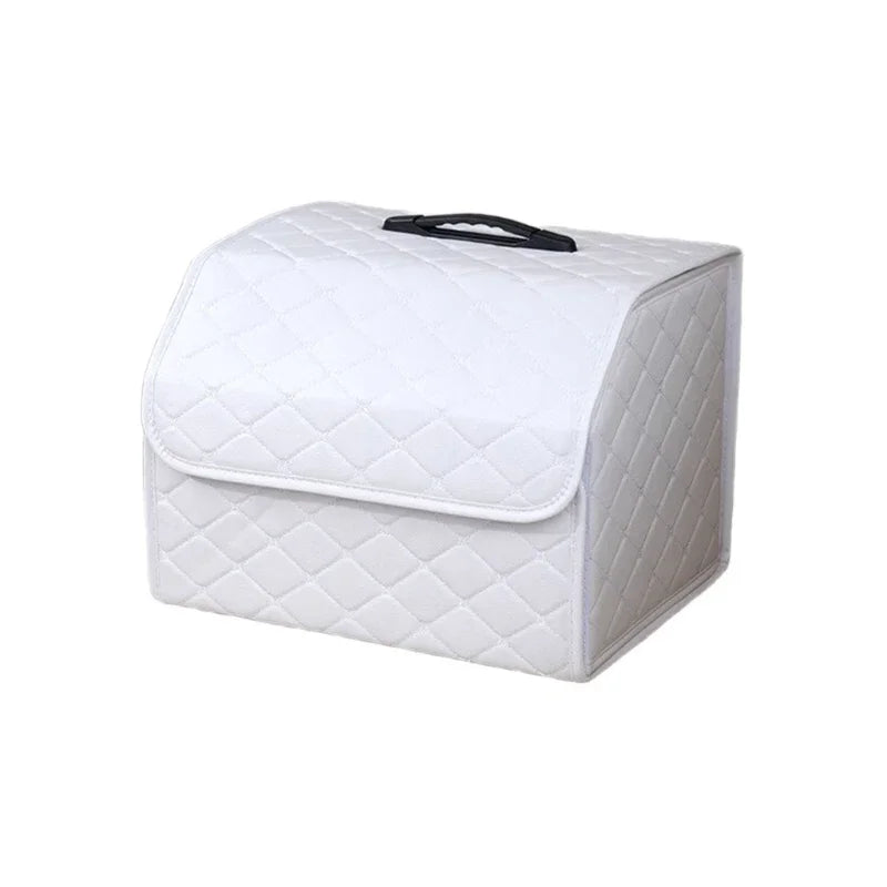 Foldable Car Trunk Organizer | Leather Cargo Storage Box with 8 Style Options alternate view