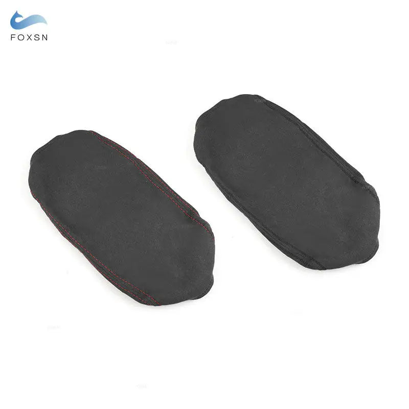 Car Styling Center Armrest Console Box Cover Trim Suede Leather For VW Golf 6 2010 2011 2012 2013