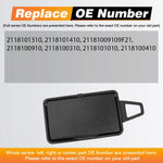 Car Left Right Sunshade  Sun Visor Panel Makeup Mirror Glass Cover For Mercedes-Benz E Class W211 2003 2004 2005 2006-2008 LHD