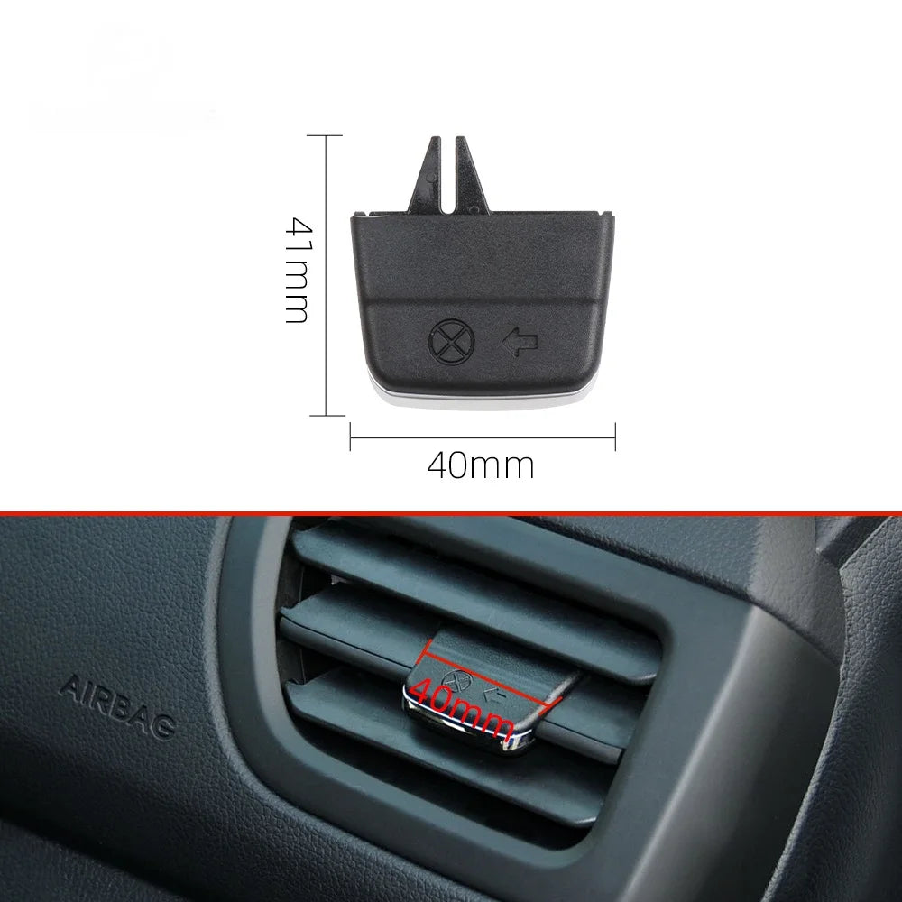 4PCS Front AC Vent Slider Repair Kit Car Air Conditioning Vent Outlet Grilles Clip Paddles 2011-2015 For KIA K2